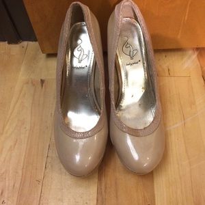 Baby phat heels nude