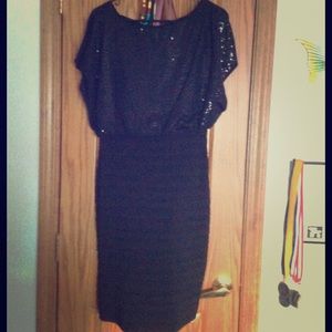 Black formal dress worn only once