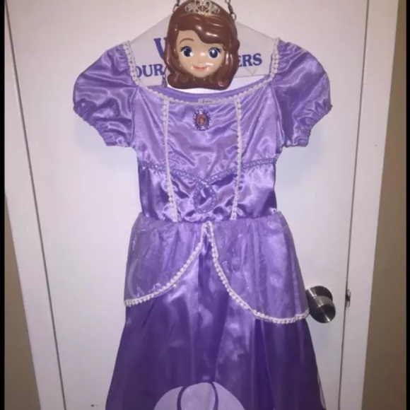 Sofia the first dress and bag