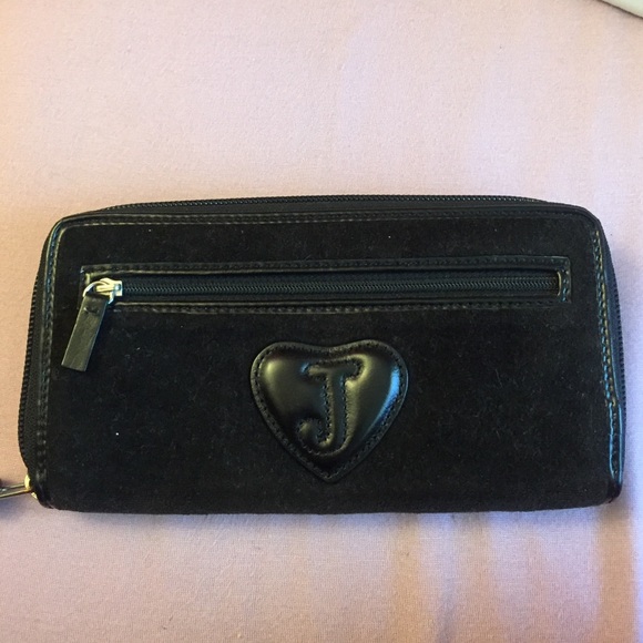 Juicy Couture velvet zipper wallet - Picture 2 of 3