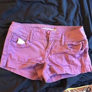 Purple shorts