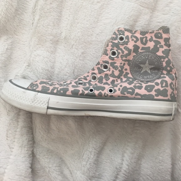 Cheetah high top converse