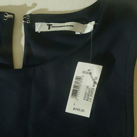 Alexander Wang - Mesh Dress (Navy) - Picture 3 of 4