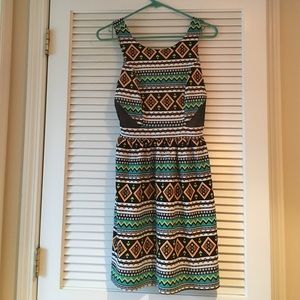 Aztec Summer Sun Dress