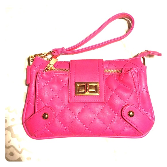 Pink Charming Charlie clutch