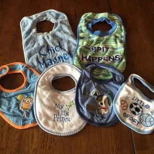 Gently used small bibs