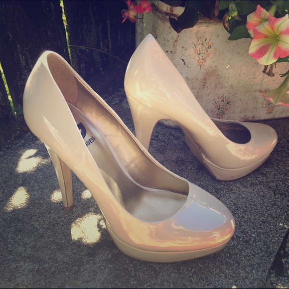 Patent leather Platform Heels by Guess - Picture 1 of 4