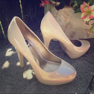 Patent leather Platform Heels by Guess