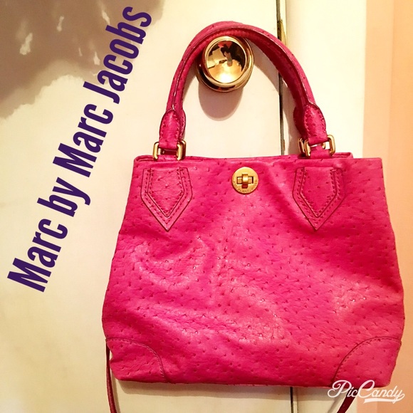 SALE🍾Marc by Marc Jacobs Pink Ostrich Effect Bag