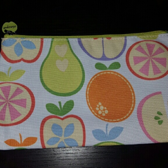 Clinique Cosmetic Make-up Bag Apples and Oranges