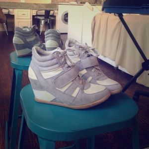 Wedged sneakers. * worn once