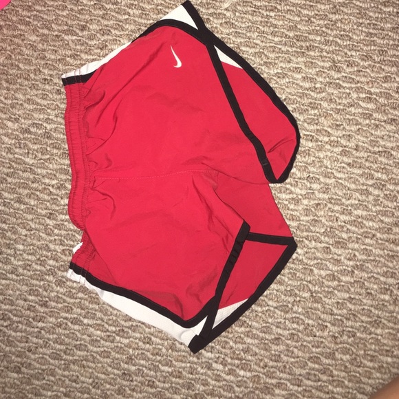 Red and White Nike Shorts with Black on the sides! - Picture 1 of 4
