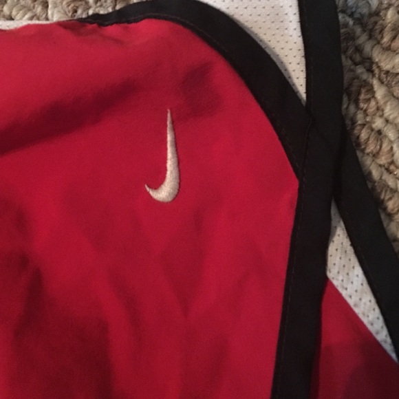 Red and White Nike Shorts with Black on the sides! - Picture 2 of 4