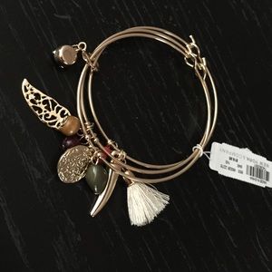 New-- set of gold bracelets