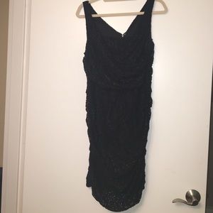 Black cocktail dress