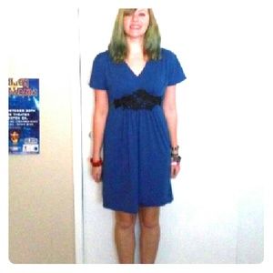 Blue Dress/maternity dress