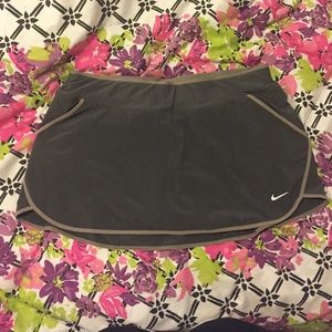Grey Nike Tennis/Running Skirt