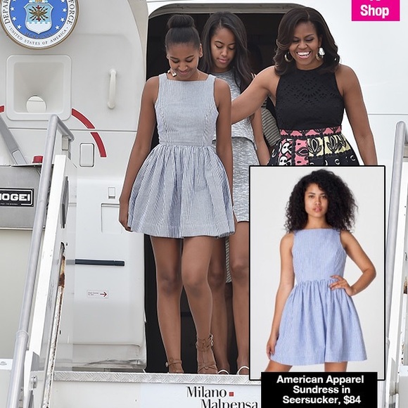 🌸 American Apparel seersucker dress- SOLDOUT!💕