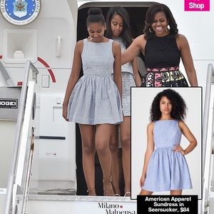 🌸 American Apparel seersucker dress- SOLDOUT!💕