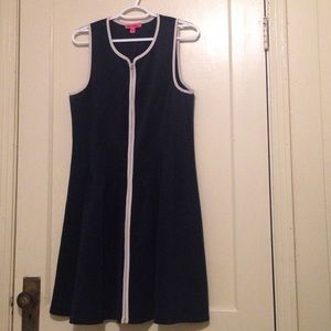 Besty Johnson Navy Blue Cocktail Dress