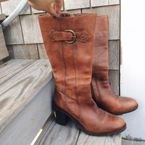 Vintage Matisse leather heeled tall boots