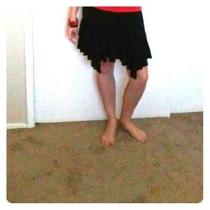 Ruffled asymmetrical Skirt