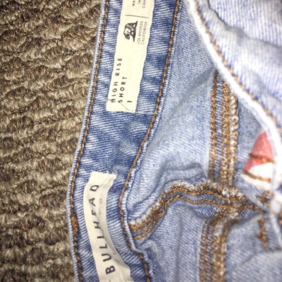 Light Blue Denim Shorts with easy hideable pockets - Picture 4 of 4