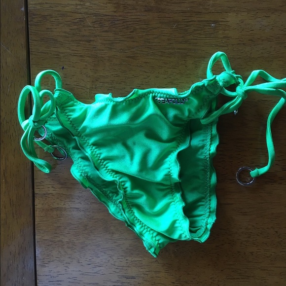Sea folly green scrunched bottoms