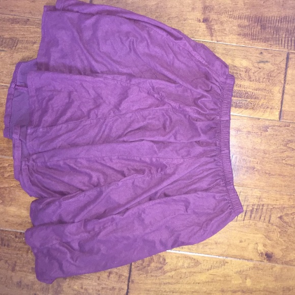 Burgundy brandy Melville skirt