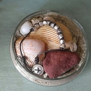 Fossil leather bracelet