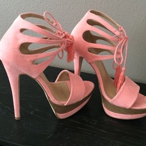 Summer Coral heels!!!