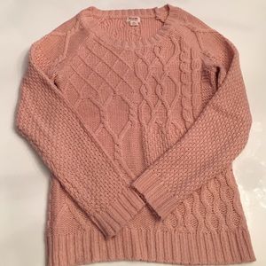Cable knit sweater