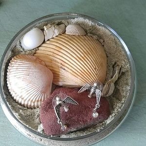 Betsey Johnson sparrow earrings