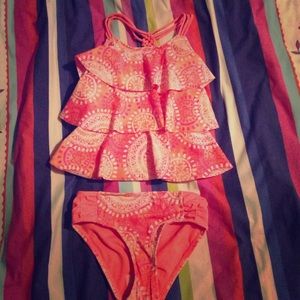 Justice bathing suite for little girls size 5