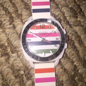 Striped coach watch