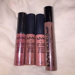 Nyx Soft Matte Lip Creams + Nyx Liquid Suede