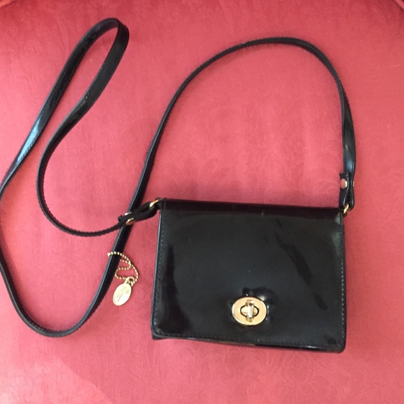 Liz Claiborne Black Patent Leather Purse