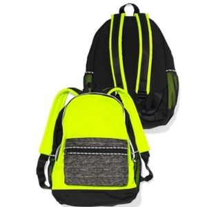 NWT Victoria's Secret PINK Neon Campus Backpack