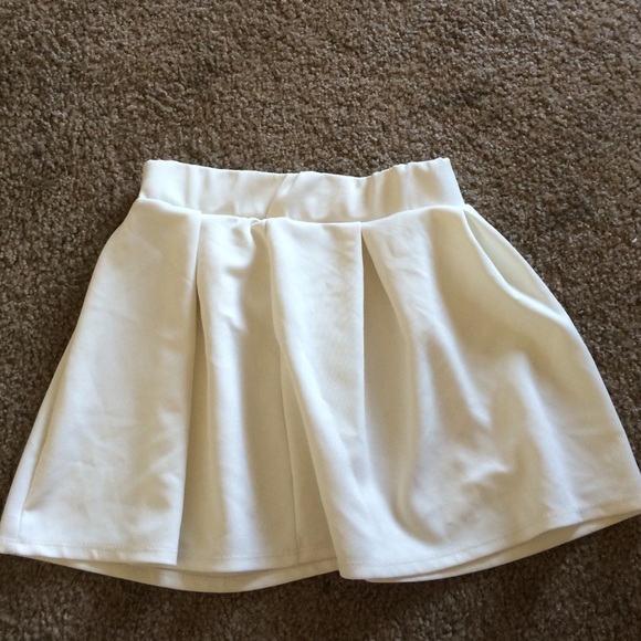Off White Skater Skirt