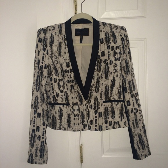 BCBG black comb Blazer
