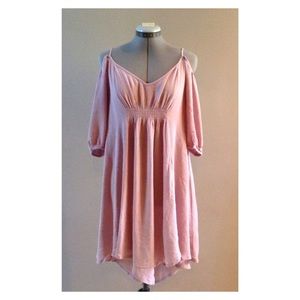 Poema Dresses - Chiffon off the shoulder dress tunic sizes S M L Poema Dresses - Chiffon off the shoulder dress tunic sizes S M L