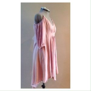 Poema Dresses - Chiffon off the shoulder dress tunic sizes S M L Poema Dresses - Chiffon off the shoulder dress tunic sizes S M L