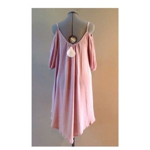 Poema Dresses - Chiffon off the shoulder dress tunic sizes S M L Poema Dresses - Chiffon off the shoulder dress tunic sizes S M L