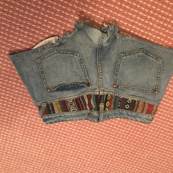 Free People Denim Shorts - Picture 2 of 4