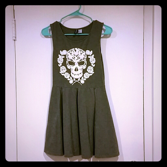 Divided Dresses & Skirts - 🚫SOLD🚫 Sugar skull skater dress