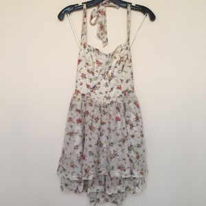 GUESS Floral Halter Dress