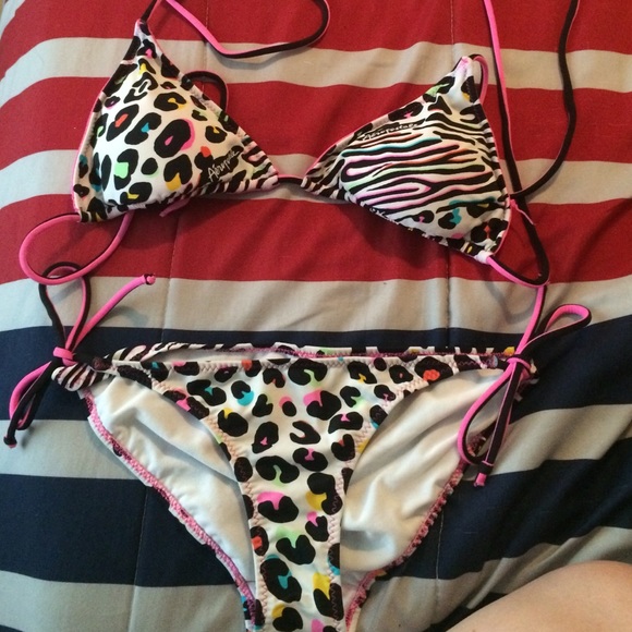 Aeropostale leopard bikini