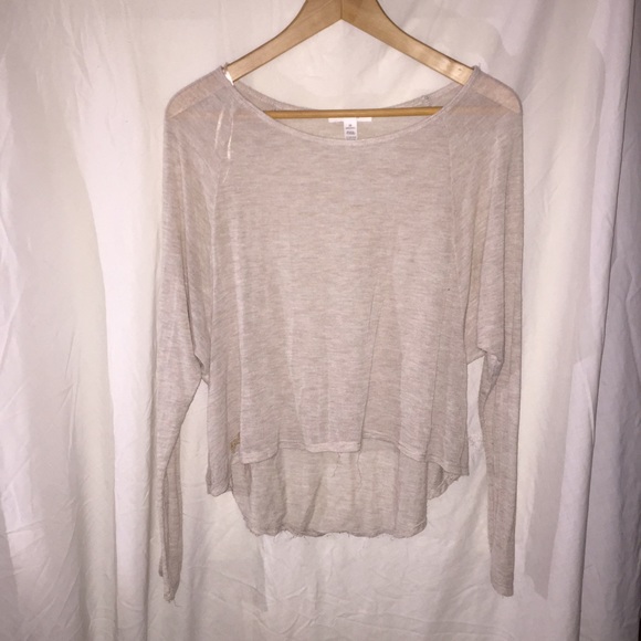 Cream color long sleeve shirt - Picture 1 of 2