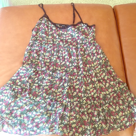 floral see through dress