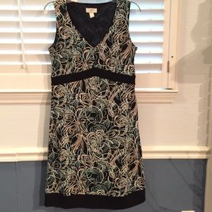 LOFT Sleeveless V-Neck Dress